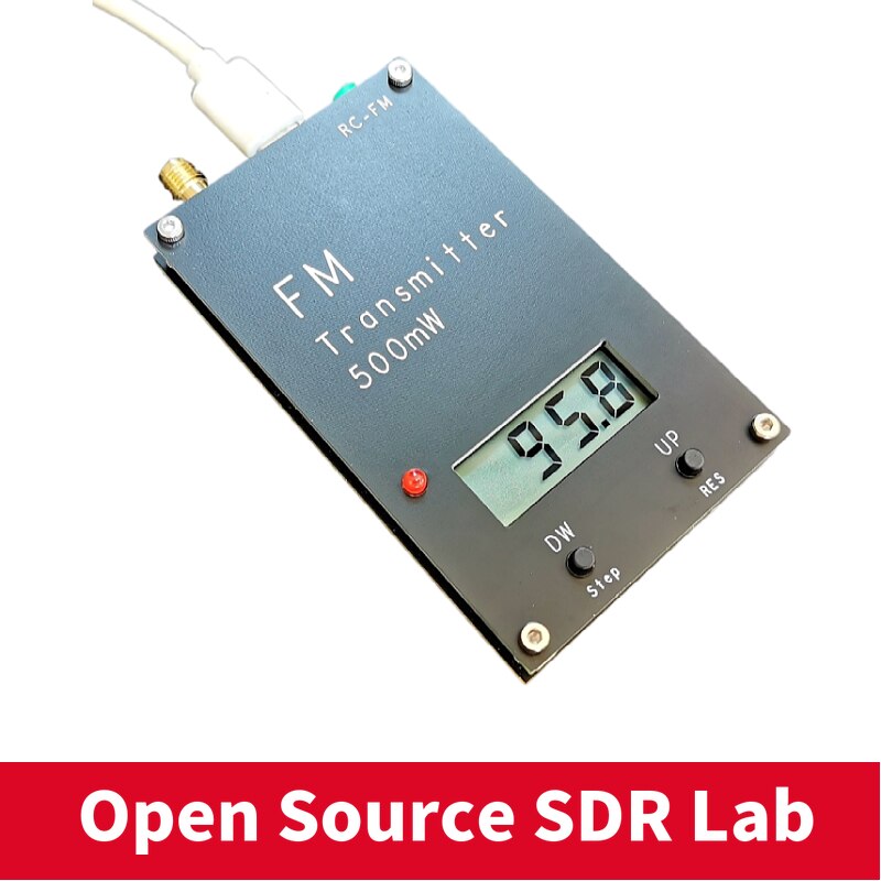 2000M 0.5W FM ۽ű ׷  LED ÷ ļ 88M-108MHz, ķ۽  DSP   ۱ ű